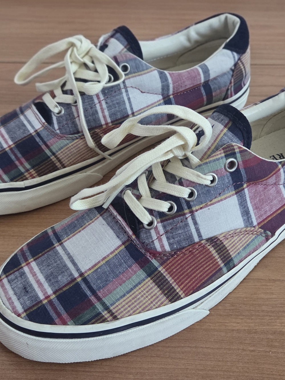 Polo Ralph Lauren, Men's Size 9D, Thorton III, Plaid Sneaker, Like New